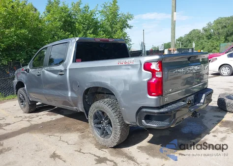 2021 Chevrolet Silverado 1500 4Wd Short Bed Custom Trail Boss from USA, damaged, VIN 1GCPYCEFXMZ215375